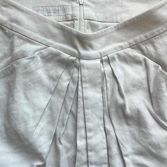 Stella McCartney Cream and White vintage pinstriped skirt - Picture 7 of 9